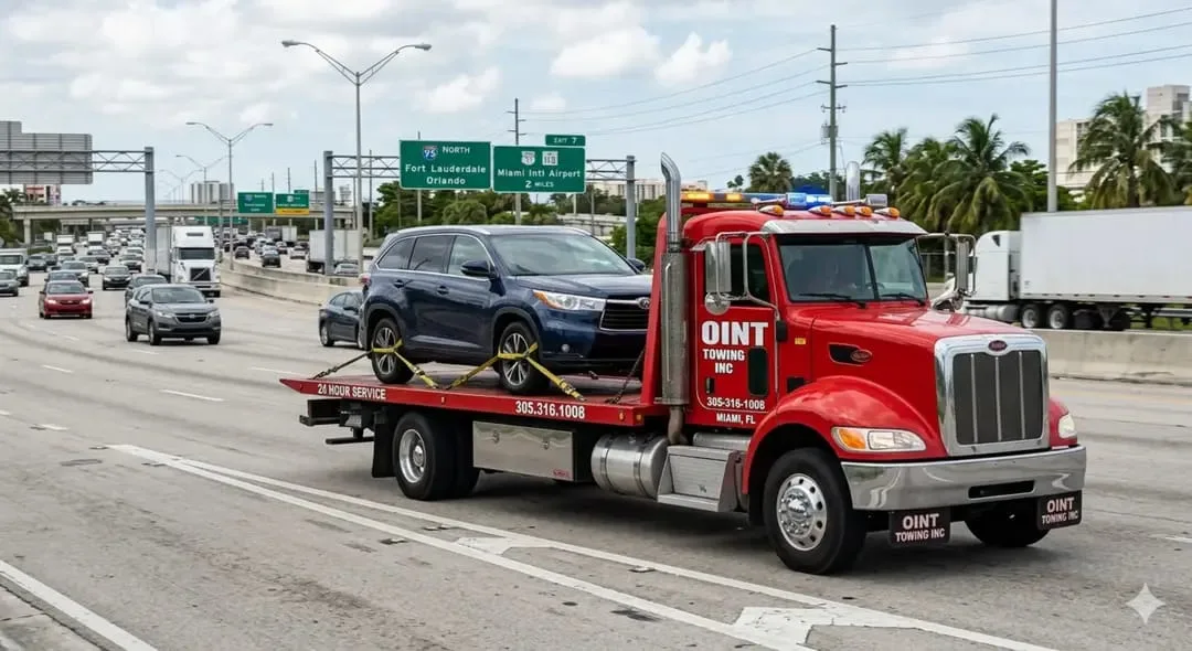 Grúa en North Miami Beach