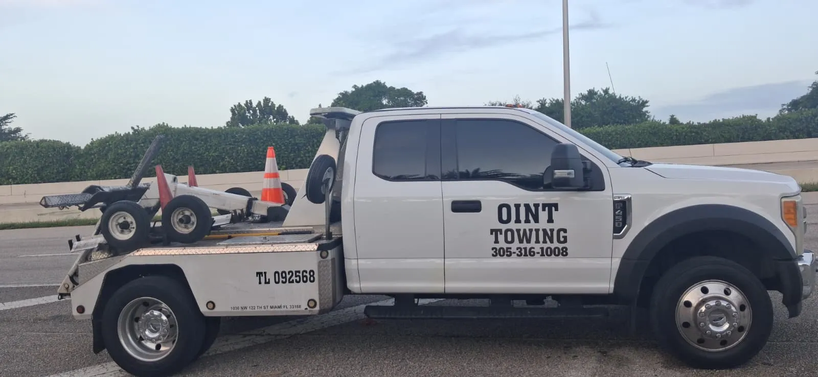 Flat Tire Change — Oint Towing INC